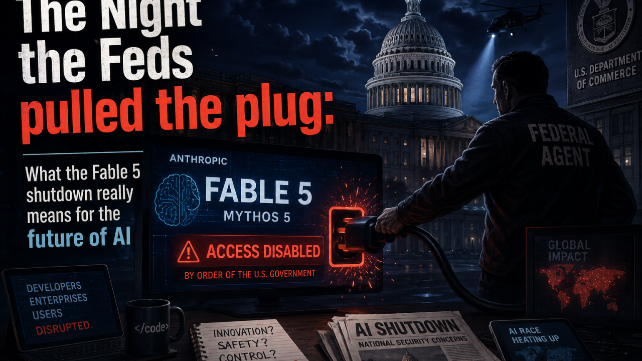 Cover image for The night the Feds pulled the plug: What the Fable 5 shutdown really means for the future of AI